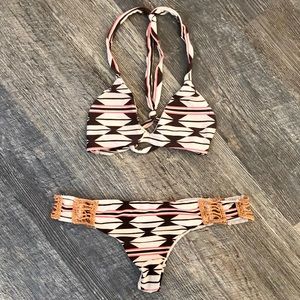 Acacia suit top and bottom